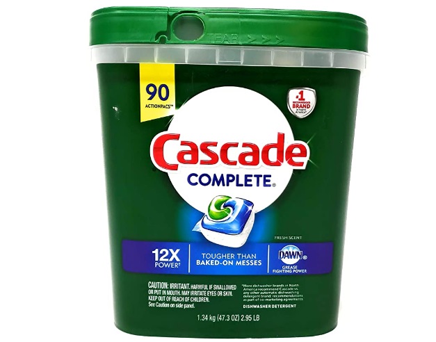 Viên rửa bát Cascade complete hộp 90 viên